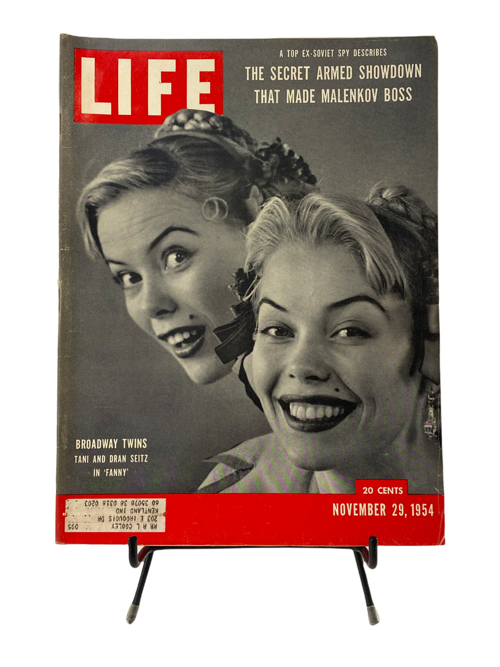 LIFE Magazine November 29 1954 Seitz Twins Fanny Broadway Marilyn Monroe Vintage